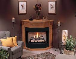 Corner Fireplace Propane Gas Logs