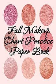 fall makeup chart practice paper book