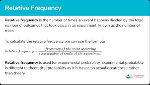 relative frequency gcse maths steps