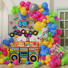 80s 90s party decorations bundle radio
