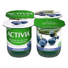 activia probiotic yogurt blueberry