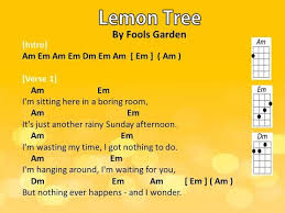 Lemon Tree Fools Garden Ukulele Play