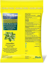 ricola sugar free lemon mint herbal