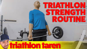 triathlon strength training routine