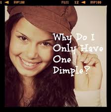 why do i only have one dimple hubpages