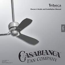 Owner S Manual Casablanca Fan