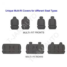 Car Seat Covers Set Universal Black