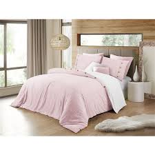 swift home pale pink twin duvet cover