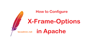 configure x frame options in apache