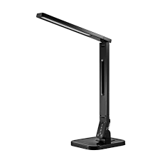 Black architect modern led lamp with clamp on base accessory. Anker Lumos A2 Led Desk Lamp