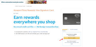 Pay for eligible credit card purchases of $100 or over by making monthly payments. How To Apply Amazon Prime Rewards Visa Card Online Credit Cards Login
