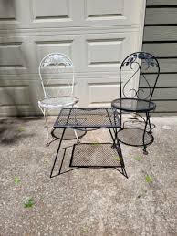 Black Wrought Iron Tabletop Tables