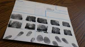 finger printing police department