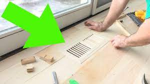 how to install flush mount vents in a
