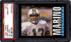 1992 wild card field force 10 stripe #19 dan marino. Dan Marino Card Values Psa Collector Guide Psa Blog