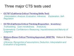 critical thinking sample tests