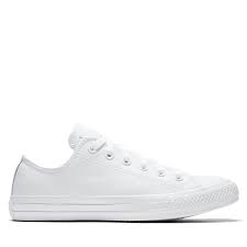 Chuck Taylor All Star Mono Leather Sneakers In White