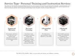 service type personal training and