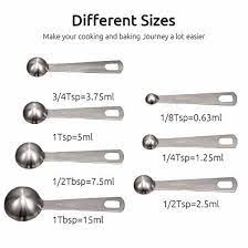 stainless steel mering spoons set