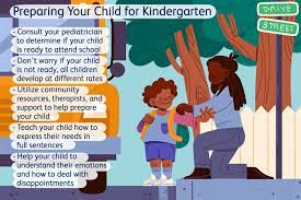 your child should learn before kindergarten