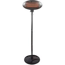 Black Electric 2000w Standing Floor And