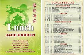 menu jade garden