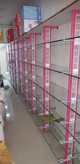 Free Standing Glass Shelves