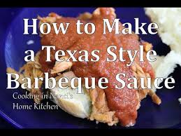 texas style barbeque sauce you