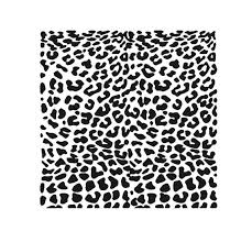 Leopard Print Reusable Stencil Size A5
