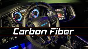 Challenger Carbon Fiber Steering Wheel Swap
