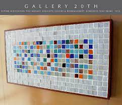 mid century modern original tile mosaic