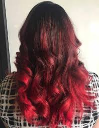 Aliexpress carries many half black red related products, including cosplay , red shirt women , black and red wig. 20 Radical Styling Ideas For Your Red Ombre Hair