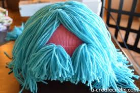 easy raggedy yarn wig tutorial u create