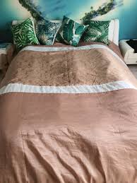 Bedspread Brown Super King Size Throw