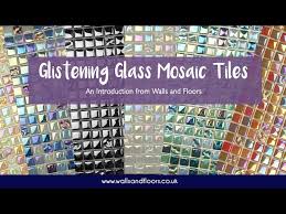 Glistening Glass Mosaic Tiles An