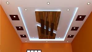 wooden plywood roof ceiling designing