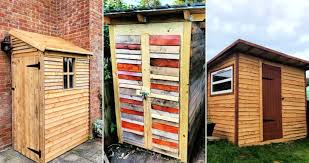 25 Free Diy Wood Pallet Shed Plans With