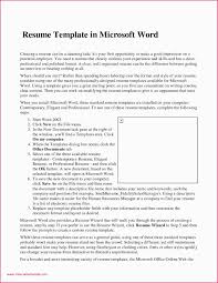 Sample Resume Format Download In Ms Word 2007 Resume Formats