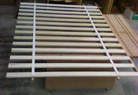 poplar wood slats to support a mattress