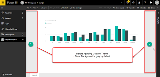 Change Outer Background Of Power Bi Report