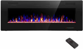 R W Flame Electric Fireplace 60 Inch