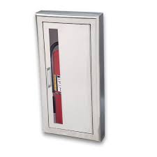 The equipment remains safe from corrosion and any possible physical damage. Jl Cosmopolitan Stainless Steel 2037v10 Semi Recessed 20 Lbs Fire Extinguisher Cabinet Jli 2037v