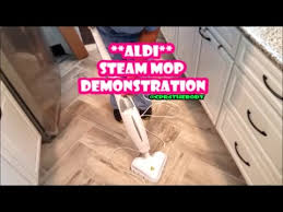aldi steam mop demonstration