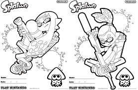 I originally drew these pokemon coloring pages back when my son was young enough to actually consider coloring them. Splatoon Printable Coloring Pages Play Nintendo