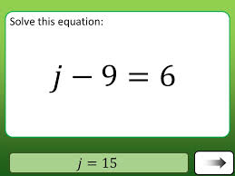 Solving 1 Step Linear Equations Non