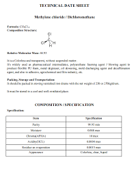 methylene chloride dichloromethane