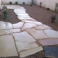 prevent softer flagstones from chipping
