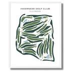Buy the best printed golf course Inverness Golf Club, Illinois ...