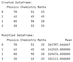 compute row average in pandas