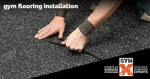 gym flooring installation how to